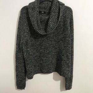 (Target) Mossimo turtle neck + knit sweater